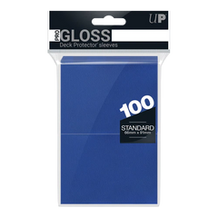 Ultra Pro: Deck Protector Sleeves - Standard Gloss (100-Count) Blue