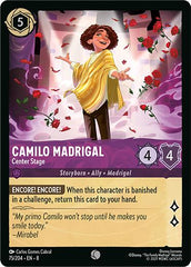 Camilo Madrigal - Center Stage