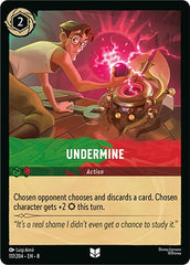 Undermine