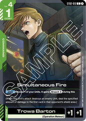 Simultaneous Fire (ST02-012) - Starter Deck 02 - Wings of Advance (betha)