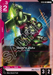 Geara Zulu (ST03-003) - Starter Deck 03 - Zeon's Rush