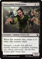 Pretending Poxbearers