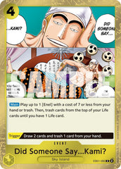 Did Someone Say...Kami? (Pirate Foil)