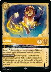 Simba - King in the Making