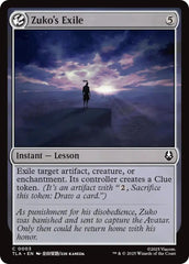 Zuko's Exile