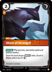 Show of Strength