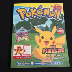 Pokemon Activity Magazine w/ Sealed Scarlet & Violet TCG Fun Pack