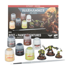 Warhammer 40K: Orks: Boyz + Paints