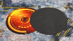 Mission Objective Target Markers for Warhammer (Red-Orange)