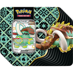 Pokemon - Paldean Fates - Tin: Shiny Great Tusk ex