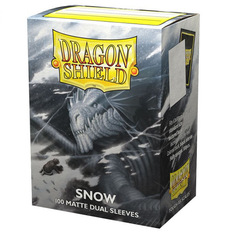 Dragon Shield - Sleeves Dual Matte Snow (100ct)