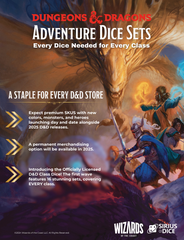 Dungeons & Dragons Adventure Dice Sets: WIZARD: FUCHSIA