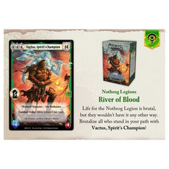 Warlord: Saga of the Storm TCG - Starter Deck - Nothrog Legions - River of Blood
