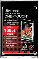 Ultra Pro One-Touch 130pt Black Border Magnetic Holder