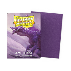 DRAGON SHIELD SLEEVES MATTE AMBER + AMETHYST 100CT