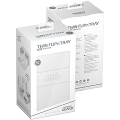 Ultimate Guard - Twin Flip'n'Tray Deck Case Monocolor - White - Geek & Co.