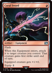 Coral Sword (FIN-134) - FINAL FANTASY Foil