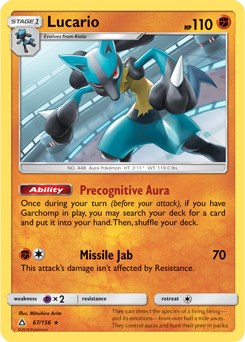 Lucario - 67/156 (SM Ultra Prism)