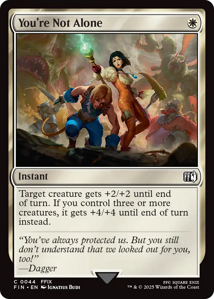 You're Not Alone (FIN-044) - FINAL FANTASY Foil