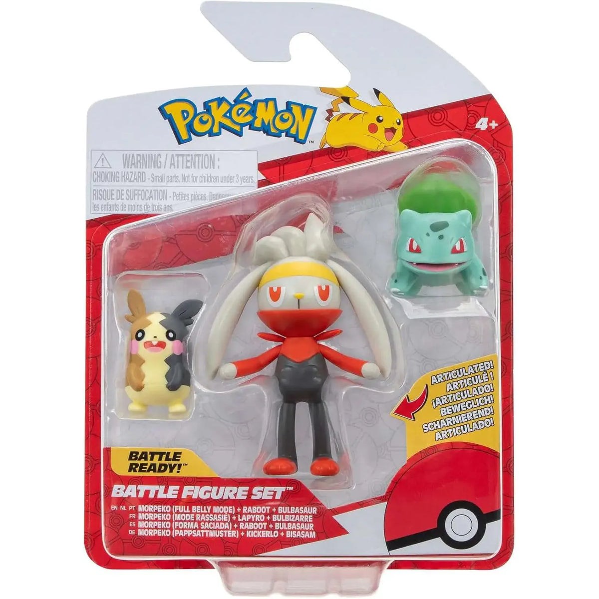 Pokemon Battle Figure - 3-Inch Mini Figure 3-Pack