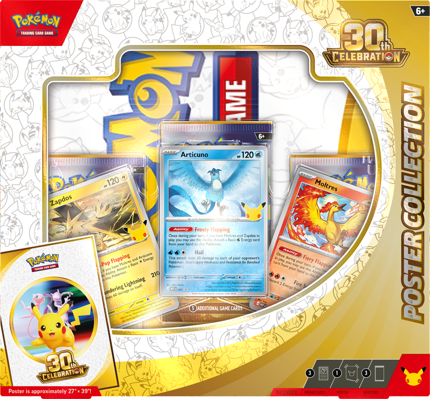 Pokemon 30Th Celebration Poster Collection [Pre-Order]