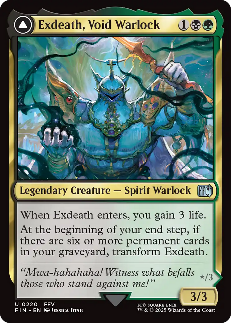 Exdeath, Void Warlock (FIN-220) - FINAL FANTASY Foil
