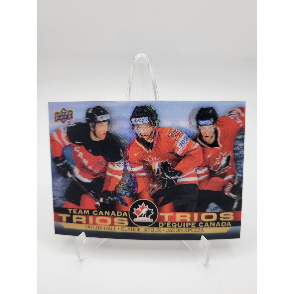 Taylor Hall / Claude Giroux / Jason Spezza - 2021-22 Tim Hortons Team Canada Hockey - Team Canada Trios #T-2