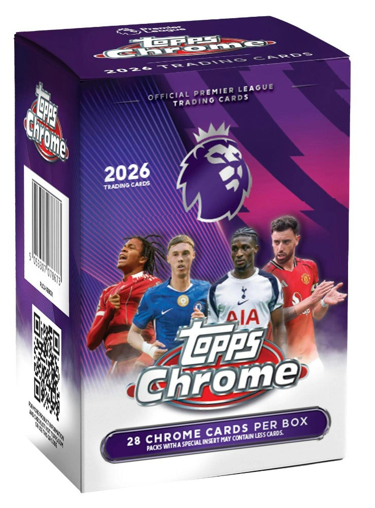 Topps - 2025-26 Soccer - Chrome English Premier League – Pack (From Blaster Box)
