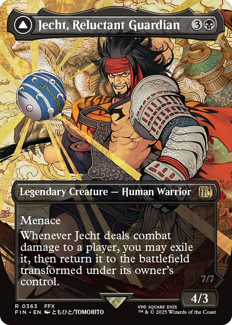 Jecht, Reluctant Guardian (Borderless) (FIN-363) - FINAL FANTASY: (enchantment) (Borderless)