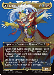 Kefka, Court Mage (0543) (Borderless) (Surge Foil) (FIN-543) - FINAL FANTASY (Borderless) Foil