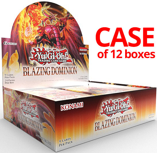 Yu-Gi-Oh! Blazing Dominion - CASE of 12 x Booster Box [Pre-Order]