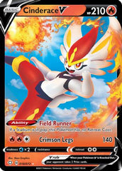 Cinderace V 018/072  - Holofoil Shining Fates - Ultra Rare