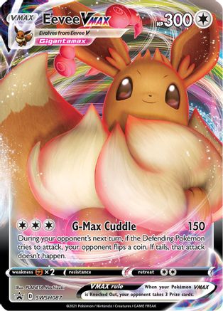 Eevee VMAX SWSH087  - Holofoil SWSH Sword & Shield Promo Cards - Promo