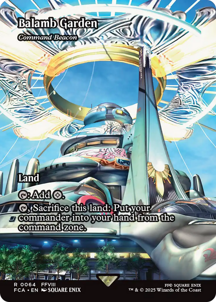 Balamb Garden - Command Beacon (Showcase) (FCA-064) - FINAL FANTASY: Through the Ages / Balamb Garden (Borderless) Foil