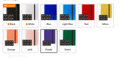 Generic 4-Pocket Binder Portfolio (In-Store Sales only) Various Colors