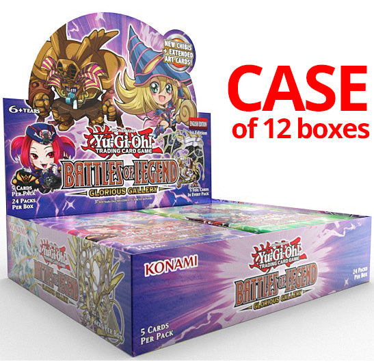 Yu-Gi-Oh! Battles of Legend: Glorious Gallery - CASE of 12 x Booster Box