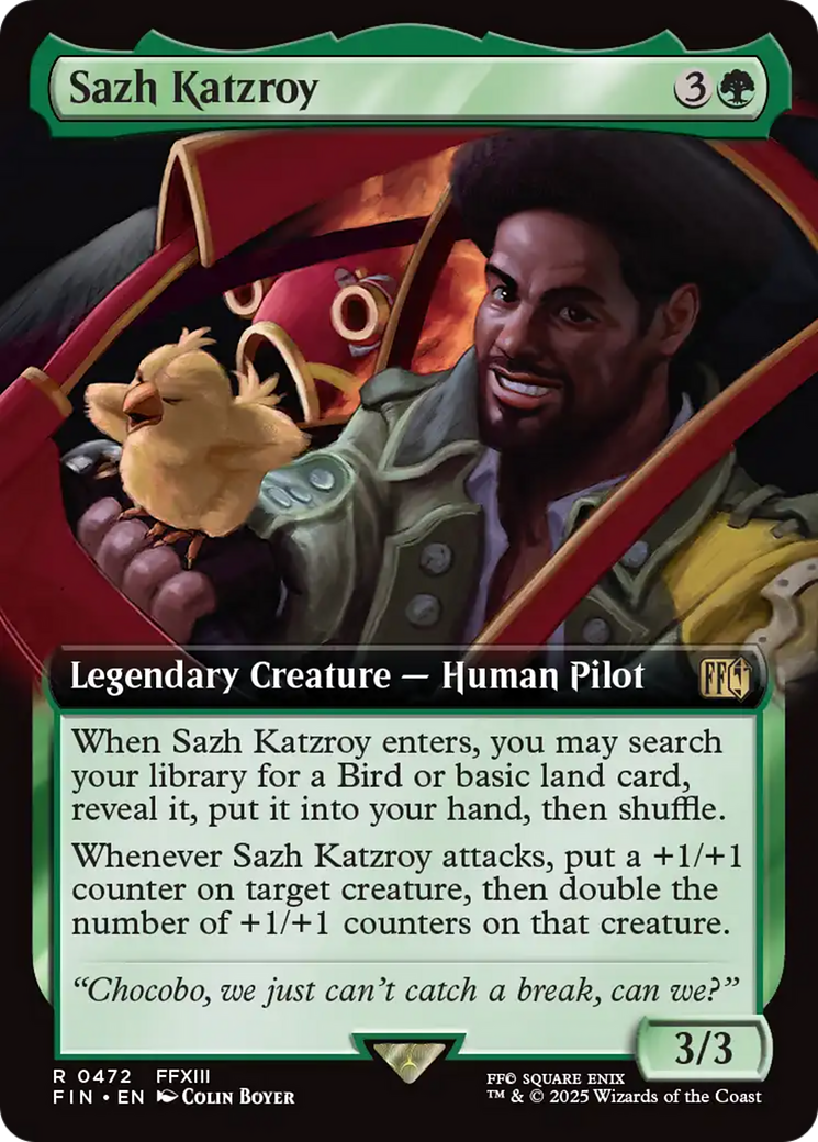 Sazh Katzroy (Extended Art) (FIN-472) - FINAL FANTASY: (Extended Art)