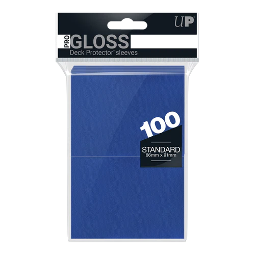 Ultra Pro: Deck Protector Sleeves - Standard Gloss (100-Count) Blue