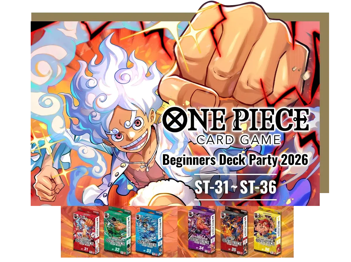 One Piece: Beginners Deck Party 2026 (ST31 – ST36) Friday July 31st (Deck Included)