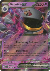 Banette ex 088/198  - Holofoil SV01 Scarlet & Violet Base Set - Double Rare