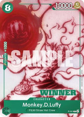 Monkey.D.Luffy (Starter Deck 11: Uta Deck Battle) [Winner] (P-061) - One Piece Promotion Cards Foil