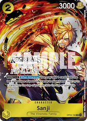 Sanji (Offline Regional 2024) [Finalist] (OP03-102) - One Piece Promotion Cards Foil