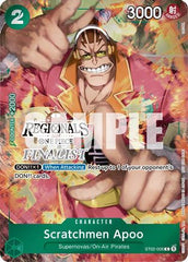 Scratchmen Apoo (Online Regional 2024) [Finalist] (ST02-008) - One Piece Promotion Cards Foil