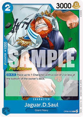 Jaguar.D.Saul (OP06-053) - Wings of the Captain Pre-Release Cards