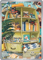 Litten 167/162  - Holofoil SV05 Temporal Forces - Illustration Rare