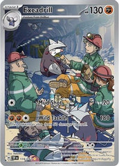 Excadrill 174/162  - Holofoil SV05 Temporal Forces - Illustration Rare