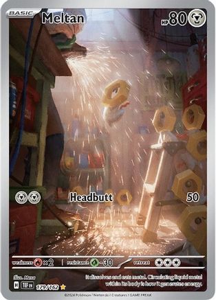 Meltan 179/162  - Holofoil SV05 Temporal Forces - Illustration Rare
