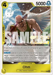 Ohm (Judge Pack Vol. 4) (OP05-101) - One Piece Promotion Cards Foil
