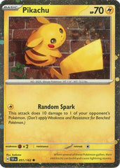 Pikachu 051/162  - Holofoil Miscellaneous Cards & Products - Promo