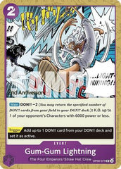 Gum-Gum Lightning (OP09-077) - Emperors in the New World: 2nd Anniversary Tournament Cards